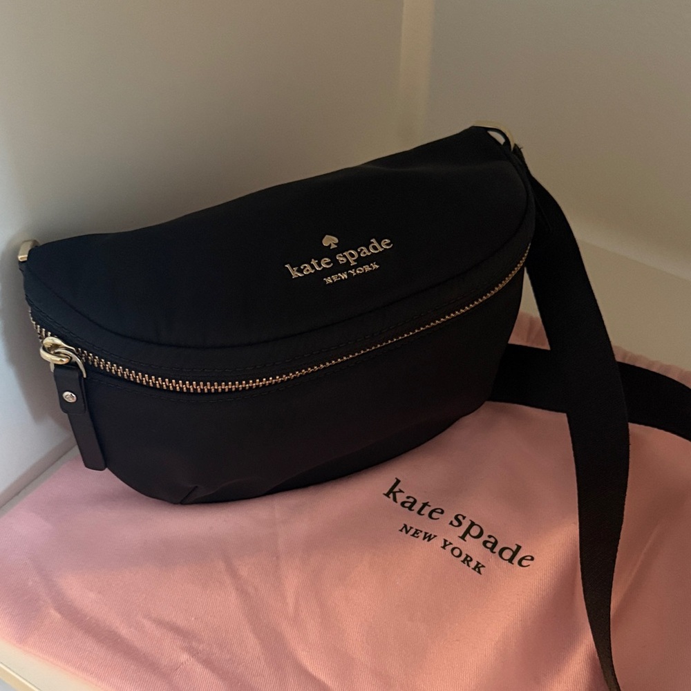 Kate Spade Elegant Black Belt Bag